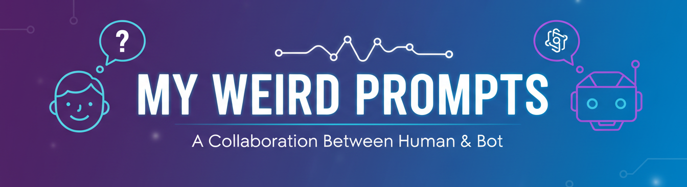 My Weird Prompts - Original Site Banner